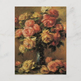 Rosen in einer Vase Postkarte