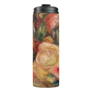 Rosen in einer Vase von Pierre Renoir Thermosbecher