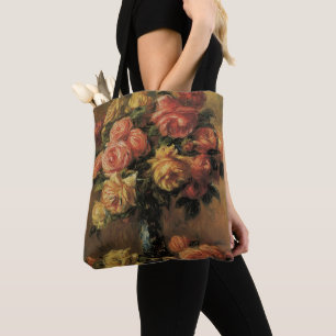Rosen in einer Vase von Pierre Renoir, Vintage Fin Tasche
