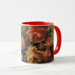 Rosen in einer Vase von Pierre Renoir, Vintage Fin Tasse