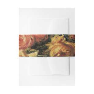 Rosen in einer Vase von Renoir, Florale Brautparty Einladungsbanderole
