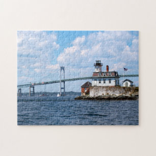 Rosen-Insel-Leuchtturm, Rhode Island Puzzle