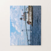 Rosen-Insel-Leuchtturm, Rhode Island Puzzle (Vertikal)