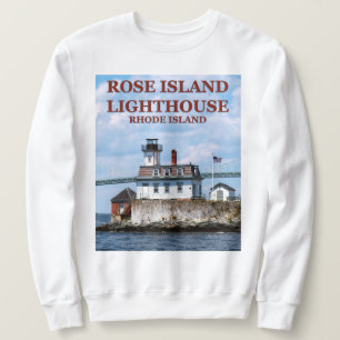 Rosen-Insel-Leuchtturm, Rhode Island Sweatshirt