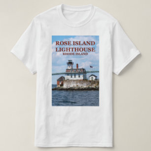 Rosen-Insel-Leuchtturm, Rhode Island T - Shirt