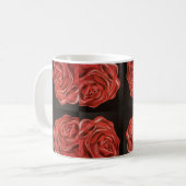 Rosen-Kaffee-Tasse Kaffeetasse (Vorderseite Links)