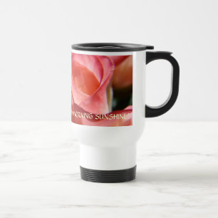 ROSEN-KAFFEE-TASSEN rosa Rosen-Reise-Kaffeetassen Reisebecher