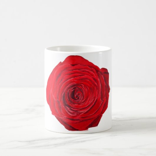 Rosen Kaffeetasse (Mittel)