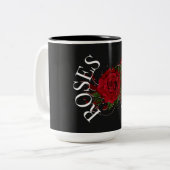 Rosen Kaffeetasse (Vorderseite Links)