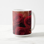 Rosen-Kaffeetasse Kaffeetasse (VorderseiteRechts)