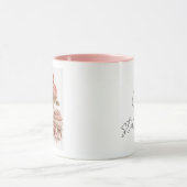 Rosen-Kaffeetasse mit rosafarbenem Schimmer Tasse (Zentrum)