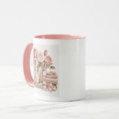 Rosen-Kaffeetasse mit rosafarbenem Schimmer Tasse (Vorderseite Links)
