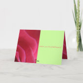 Rosen Karte (Rückseite)