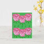 Rosen karte (Gelbe Blume)