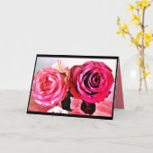 Rosen Karte (Gelbe Blume)