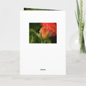 Rosen-Karte der Mutter Tages Karte (Rückseite)