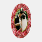 Rosen Keramikornament (Rechts)