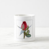 Rosen-Knospen-Platten Kaffeetasse (Mittel)