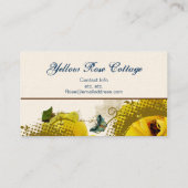 Rosen, Krone, Wirbel u. Visitenkarte (Rückseite)