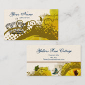 Rosen, Krone, Wirbel u. Visitenkarte (Vorne/Hinten)