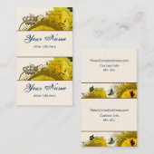 Rosen, Krone, Wirbel u. Visitenkarte (Vorne/Hinten)