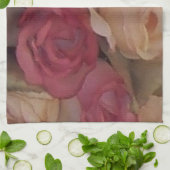 Rosen Küchentuch (Gefaltet)