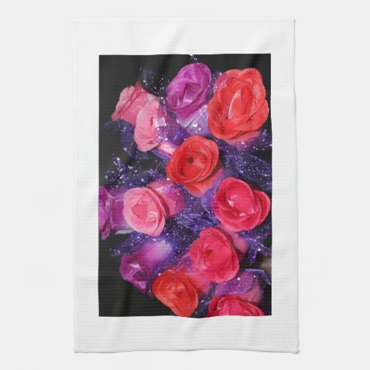 Rosen Küchentuch (Vertikal)
