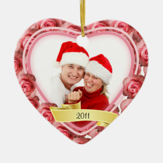 Rosen/Liebe~ Foto Keramik Ornament