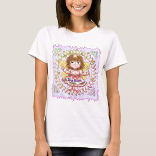 Rosen-Mädchen-Fee T-Shirt