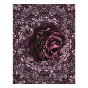 Rosen-Mandala  Fotodruck