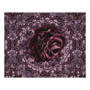 Rosen-Mandala  Fotodruck