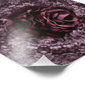 Rosen-Mandala Fotodruck (Ecke)
