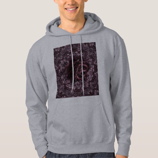 Rosen-Mandala Hoodie (Vorderseite)