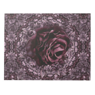 Rosen-Mandala  Notizblock
