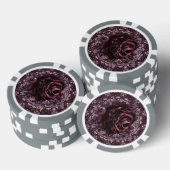 Rosen-Mandala Pokerchips (Stapel)