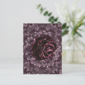 Rosen-Mandala Postkarte (Stehend Vorderseite)