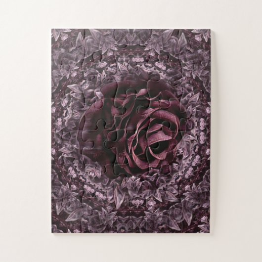 Rosen-Mandala Puzzle (Vertikal)