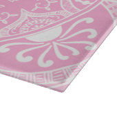 Rosen-Mandala Schneidebrett (Ecke)
