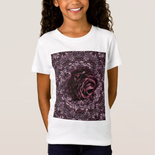 Rosen-Mandala T-Shirt (Vorderseite)