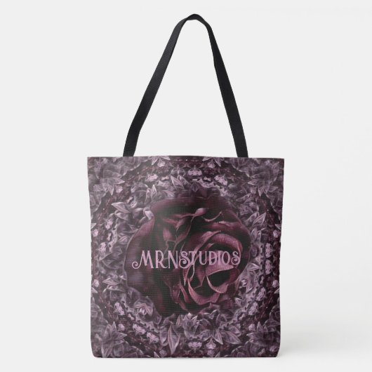 Rosen-Mandala Tasche (Vorderseite)