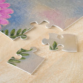 Rosen mit Dahlien Puzzle (Seite)