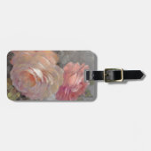 Rosen mit Grau Gepäckanhänger (Vorderseite horizontal)