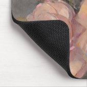 Rosen mit Grau Mousepad (Ecke)