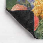 Rosen, Mohnblume und Pelargonia Mousepad (Ecke)