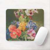 Rosen, Mohnblume und Pelargonia Mousepad (Mit Mouse)