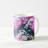 Rosen-Mosaik-Tasse Kaffeetasse (VorderseiteRechts)