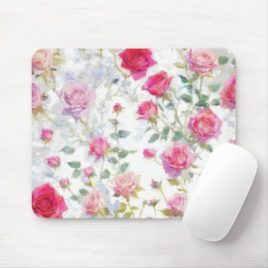 Rosen Mousepad (Mit Mouse)