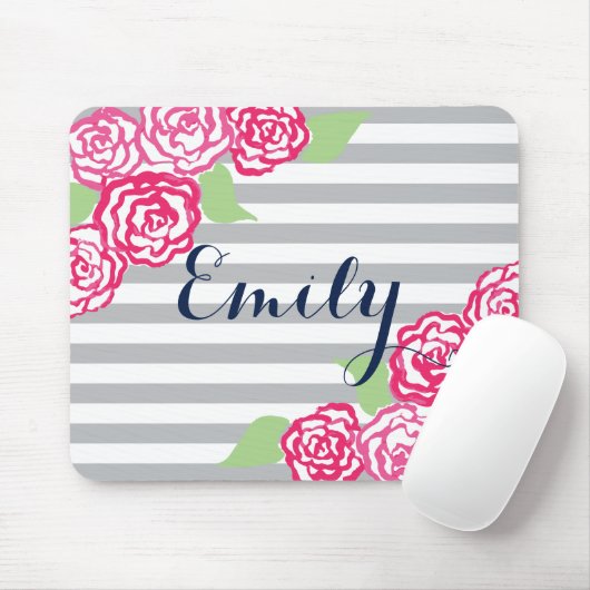 Rosen Mousepad (Mit Mouse)