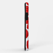 Rosen-Muster auf Weiß Case-Mate iPhone Hülle (Hinten/Rechts)