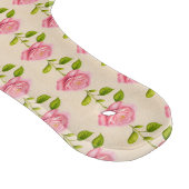 Rosen Muster rosa pink Schneidebrett (Ecke)